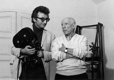 Pablo Picasso and Lucien Clergue